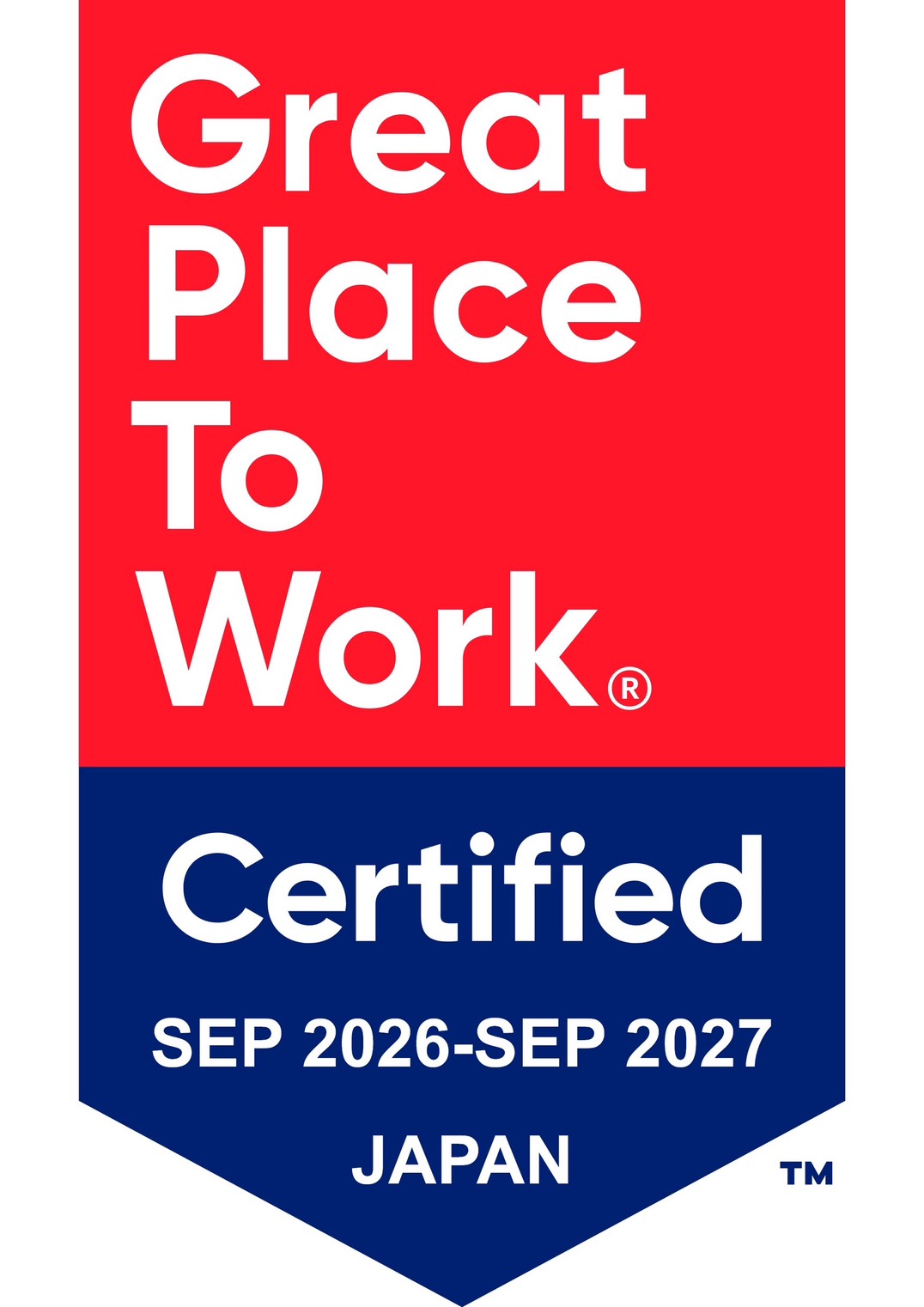 GPTW Japan 働きがいのある会社認定