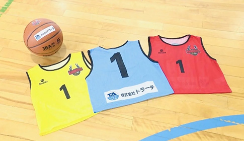 バスケットボール寄付